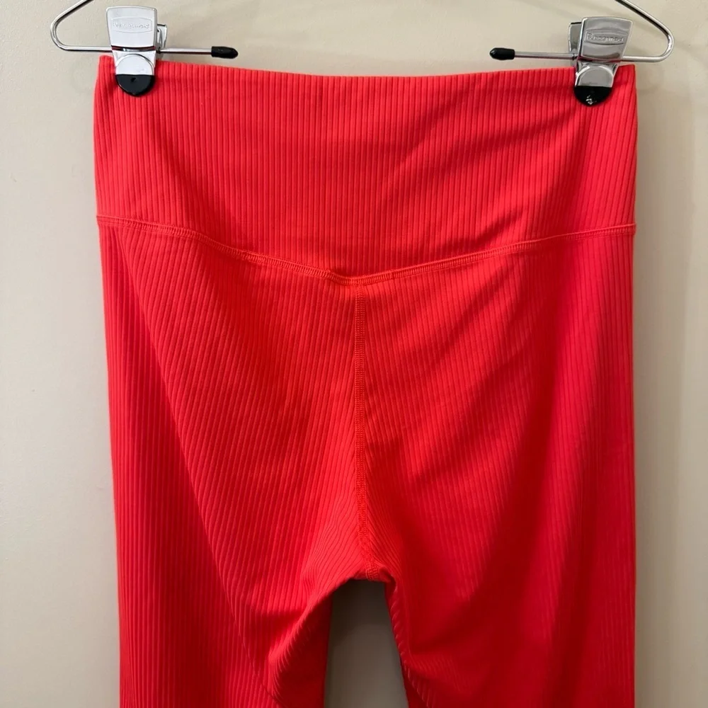 GIRLFRIEND COLLECTIVE RIB High-Rise Legging in red size Large training gym